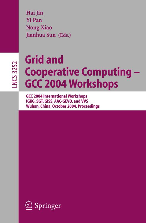 Produktbild: Grid and Cooperative Computing - GCC 2004 Workshops