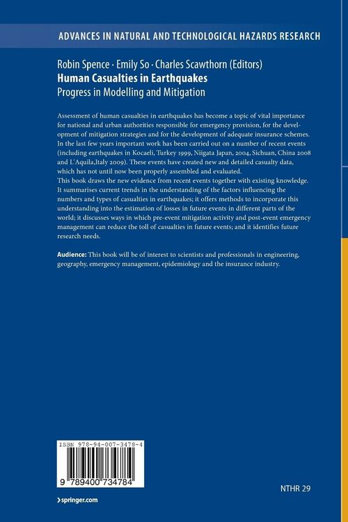 Produktbild: Human Casualties in Earthquakes