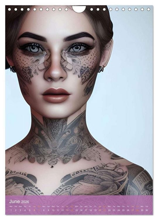 Produktbild: Inked Visions (Wall Calendar 2026 DIN A4 portrait), CALVENDO 12 Month Wall Calendar
