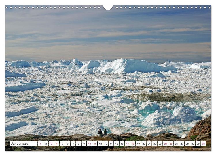 Produktbild: Gr&ouml;nland - Wildes, weites Land (Wandkalender 2026 DIN A3 quer), CALVENDO Monatskalender