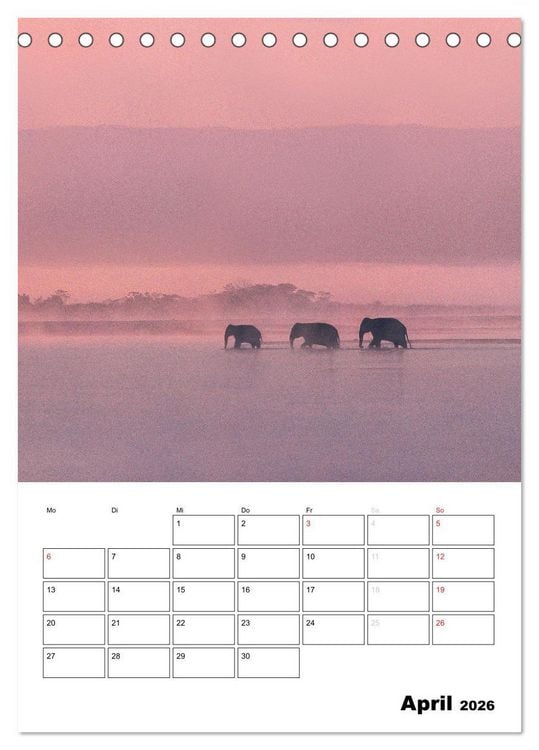 Produktbild: THAILAND - Mein Urlaubsplaner (Tischkalender 2026 DIN A5 hoch), CALVENDO Monatskalender