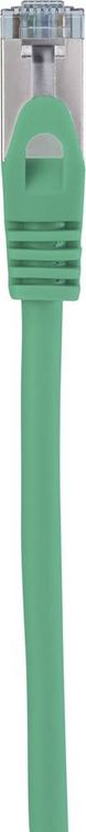 Produktbild: Renkforce RF-5136972 RJ45 Patchkabel CAT 6a S/FTP 5.00 m Gr&uuml;n mit Rastnasenschutz, Flammwidrig 1 St.