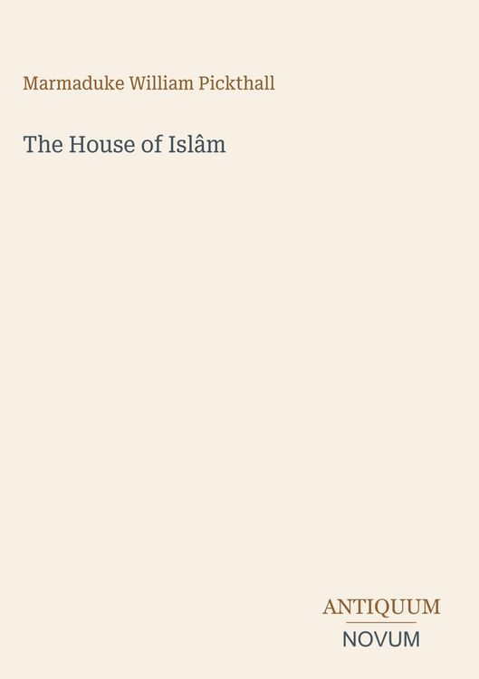 Produktbild: The House of Isl&acirc;m