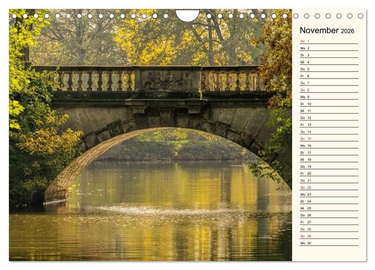 Produktbild: Spaziergang durch den W&ouml;rlitzer Park (Wandkalender 2026 DIN A4 quer), CALVENDO Monatskalender