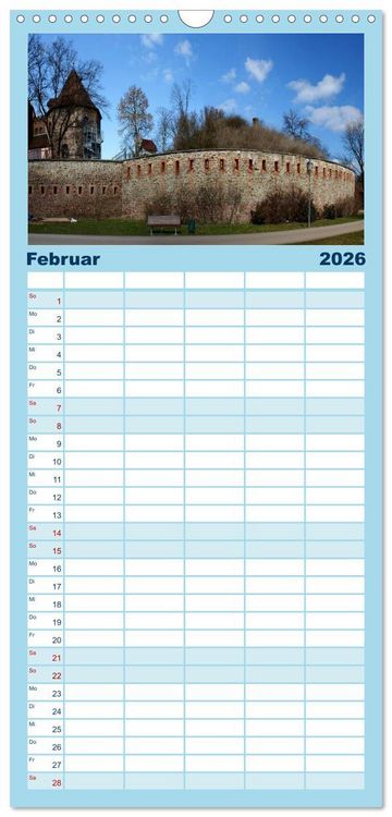 Produktbild: Familienplaner 2026 - Landeshauptstadt Magdeburg mit 5 Spalten (Wandkalender, 21 x 45 cm) CALVENDO