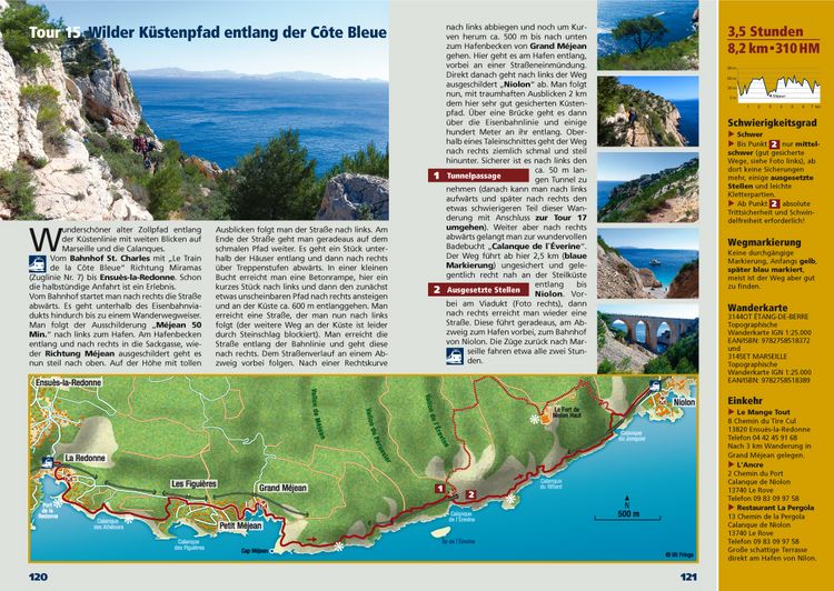 Produktbild: Marseille, Calanques, C&ocirc;te Bleue