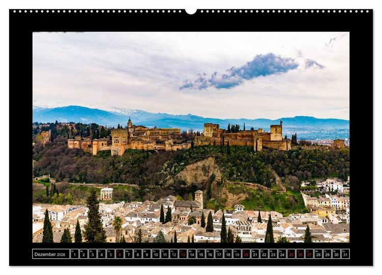 Produktbild: Andalusien - Die Seele Spaniens (Wandkalender 2026 DIN A2 quer), CALVENDO Monatskalender