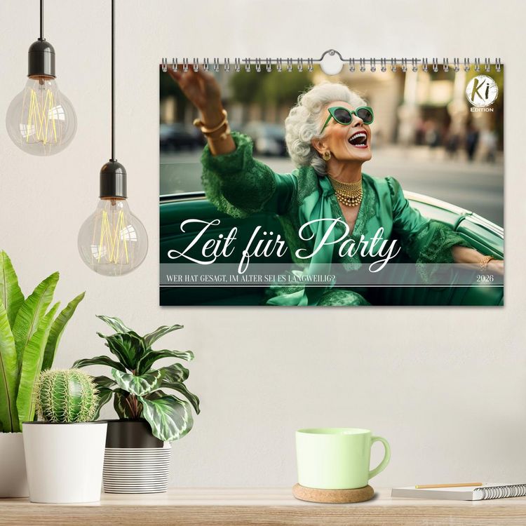 Produktbild: Zeit f&uuml;r Party (Wandkalender 2026 DIN A4 quer), CALVENDO Monatskalender