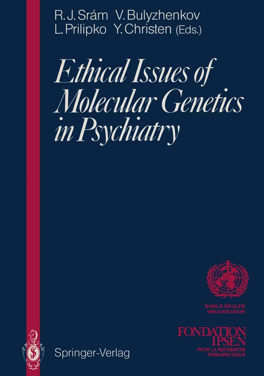 Produktbild: Ethical Issues of Molecular Genetics in Psychiatry