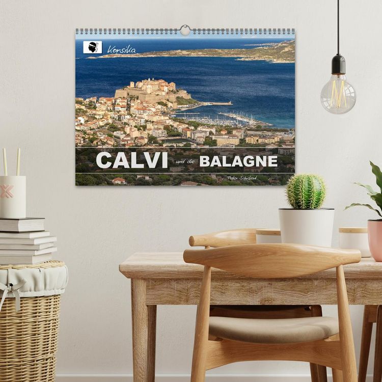 Produktbild: Korsika - Calvi und die Balagne (Wandkalender 2026 DIN A3 quer), CALVENDO Monatskalender