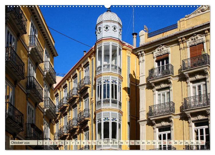 Produktbild: Valencia - sehenswert bei Tag und bei Nacht (Wandkalender 2026 DIN A2 quer), CALVENDO Monatskalender