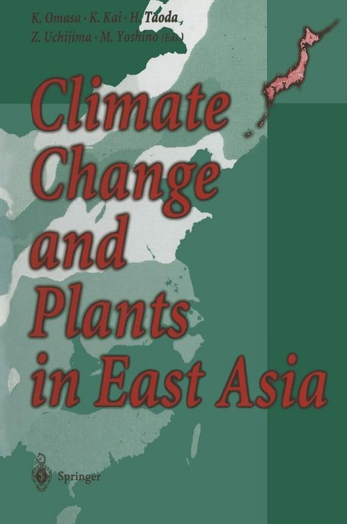 Produktbild: Climate Change and Plants in East Asia
