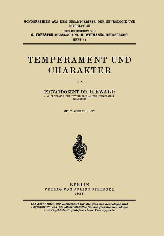 Produktbild: Temperament und Charakter