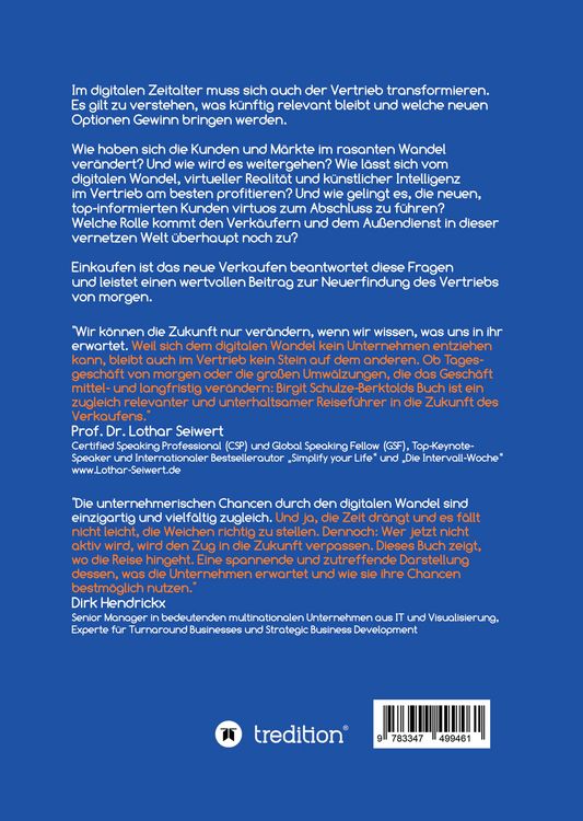 Produktbild: EINKAUFEN IST DAS NEUE VERKAUFEN!