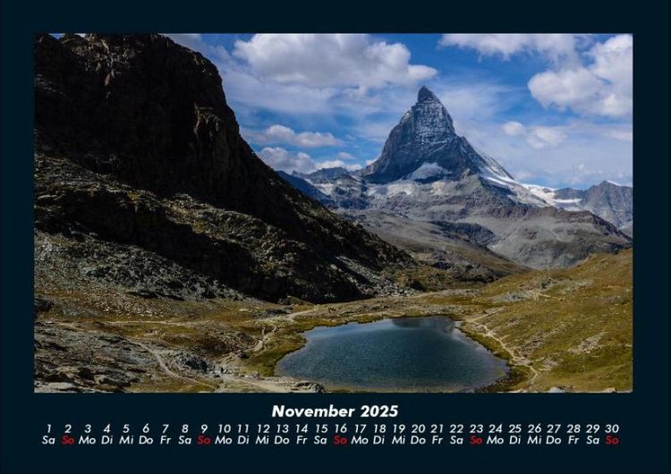 Produktbild: Bergige Welten 2025 Fotokalender DIN A4