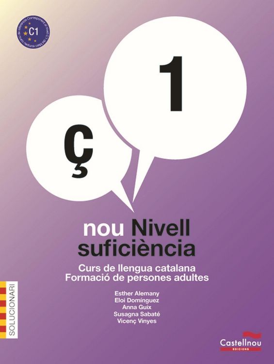 Produktbild: Alemany Miralles, E: Nou Nivell Sufici&egrave;ncia 1. Solucionari