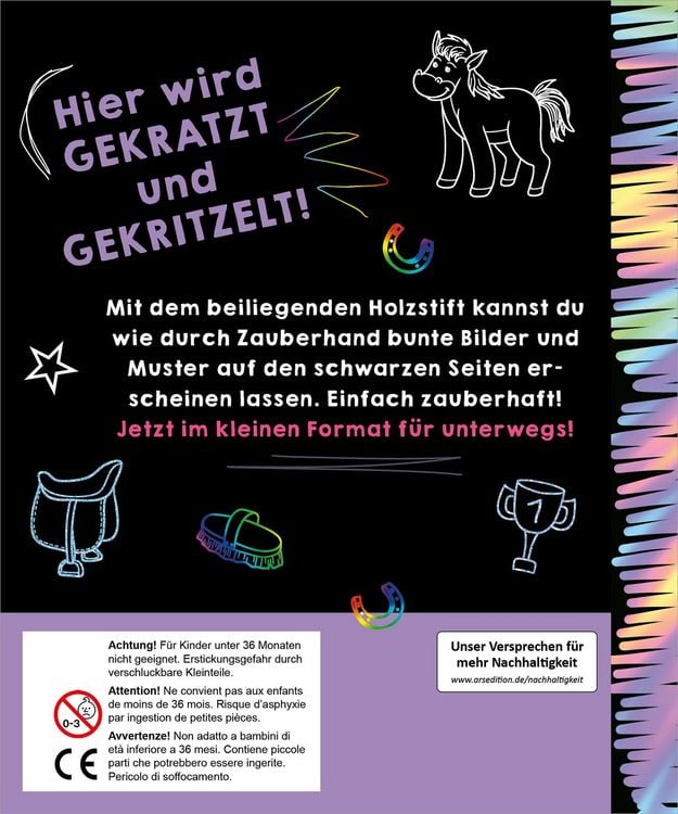 Produktbild: Kritzkratz-Spa&szlig; Pferde