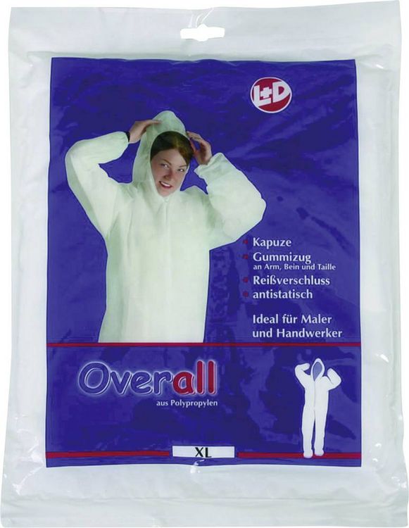Produktbild: Leipold Doehle 2514-XL Overall PP Kleider-Gr&ouml;&szlig;e: XL Wei&szlig;