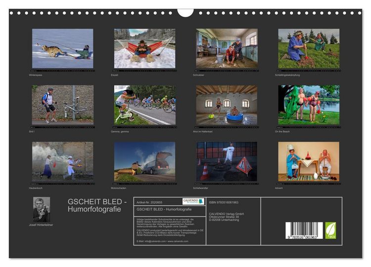 Produktbild: GSCHEIT BLED - Humorfotografie (Wandkalender 2026 DIN A3 quer), CALVENDO Monatskalender