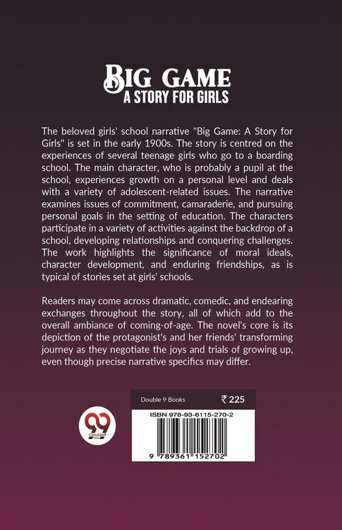 Produktbild: Big Game A Story For Girls