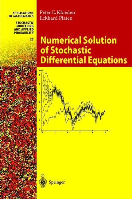 Produktbild: Numerical Solution of Stochastic Differential Equations