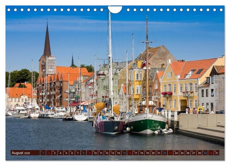 Produktbild: D&auml;nemark - J&uuml;tland & Kopenhagen, Impressionen aus dem hohen Norden (Wandkalender 2026 DIN A4 quer), CALVENDO Monatskalender