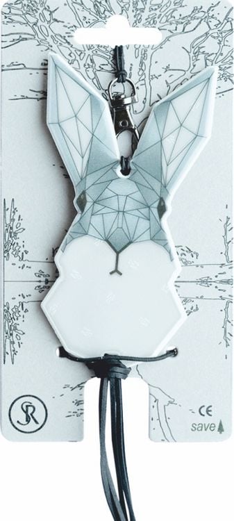 Produktbild: Softreflector ORIGAMI (Hase) Reflektor f&uuml;r Taschen und Kleidung