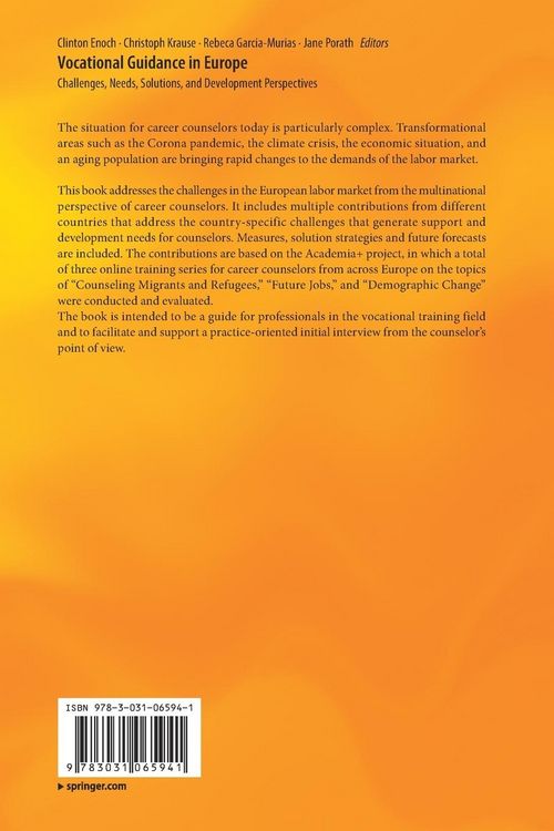 Produktbild: Vocational Guidance in Europe