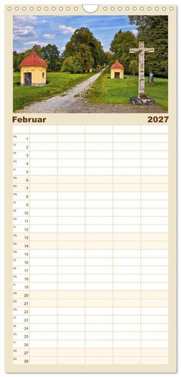 Produktbild: Familienplaner 2027 - Ellwangen - Jagst im Ostalbkreis mit 5 Spalten (Wandkalender, 21 x 45 cm) CALVENDO