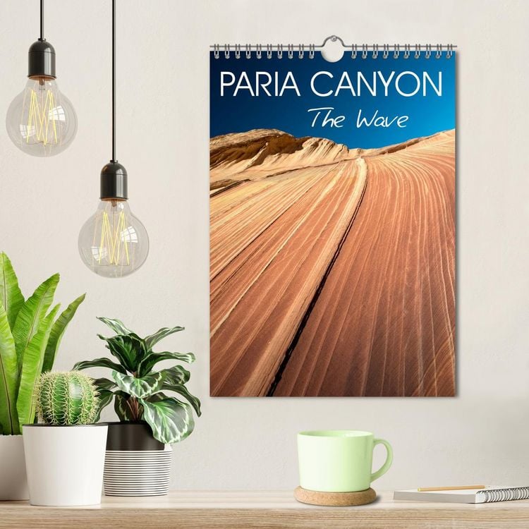 Produktbild: Paria Canyon The Wave (Wall Calendar 2026 DIN A4 portrait), CALVENDO 12 Month Wall Calendar