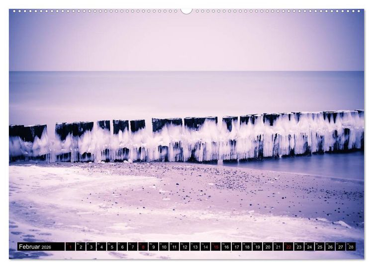 Produktbild: Urlaub in Warnem&uuml;nde (Wandkalender 2026 DIN A2 quer), CALVENDO Monatskalender