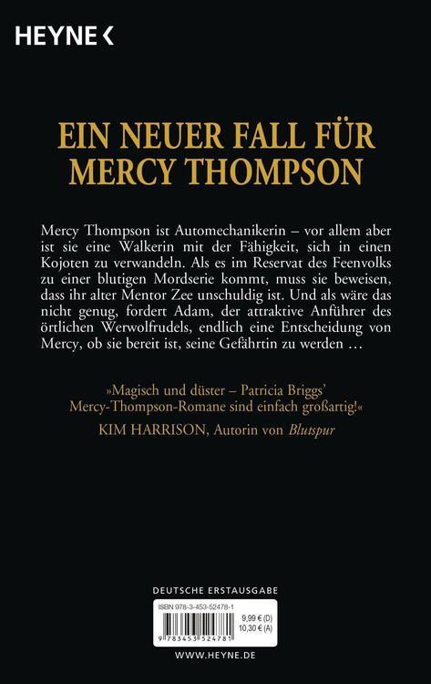 Produktbild: Spur der Nacht / Mercy Thompson Band 3