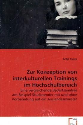 Produktbild: Kunze Antje: Zur Konzeption von interkulturellen Trainings i