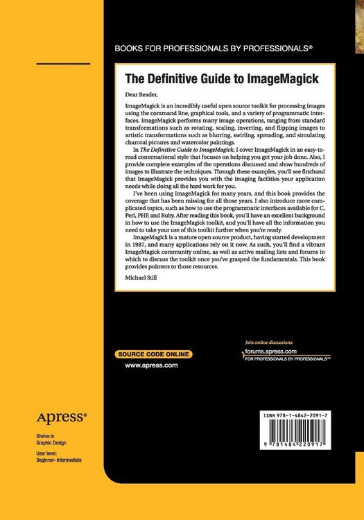 Produktbild: The Definitive Guide to ImageMagick