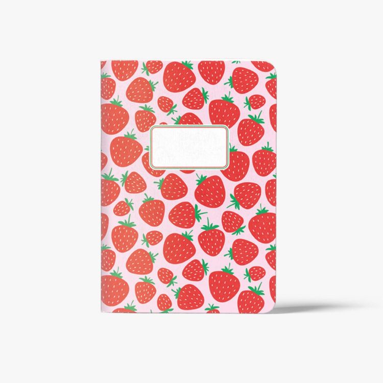 Produktbild: Hefte A5 Pattern Strawberries