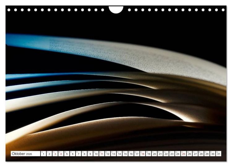 Produktbild: Ars Libri - Kunstwerk Buch (Wandkalender 2026 DIN A4 quer), CALVENDO Monatskalender