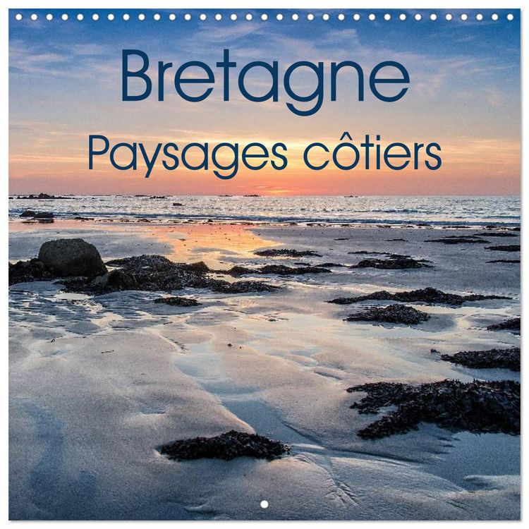 Produktbild: Bretagne Paysages c&ocirc;tiers (Calendrier mural carr&eacute; 2026 30x30 cm) Calendrier double avec une page pour vos prises de notes