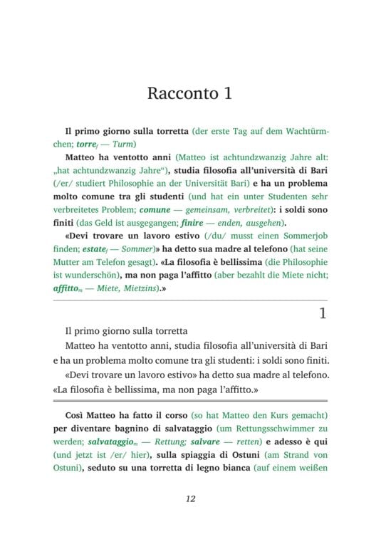 Produktbild: Italienisch lernen mit lustigen Kurzgeschichten (A2) - Bagnino per vocazione (+ Audio-CD)