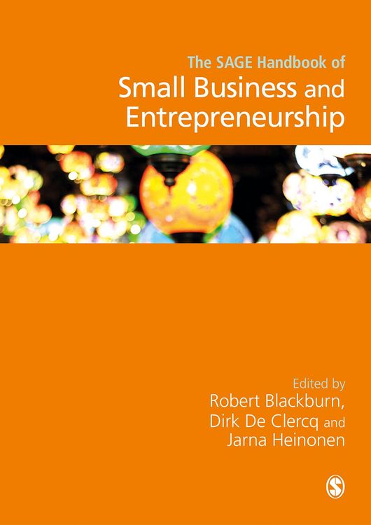Produktbild: The SAGE Handbook of Small Business and Entrepreneurship