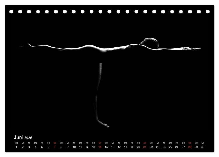 Produktbild: Kunstakt (Tischkalender 2026 DIN A5 quer), CALVENDO Monatskalender