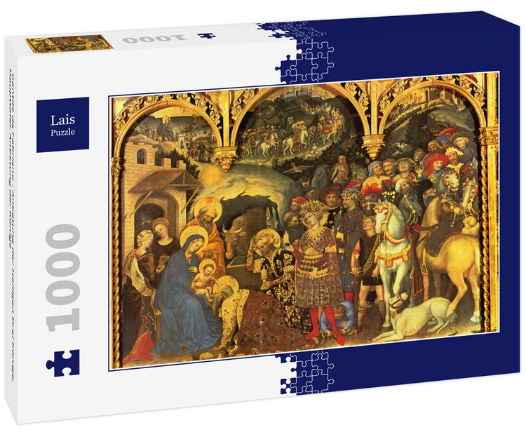 Produktbild: Lais Puzzle Gentile da Fabriano - Anbetung der Heiligen Drei K&ouml;nige, Haupttafel: Anbetung der K&ouml;nige 1000 Teile