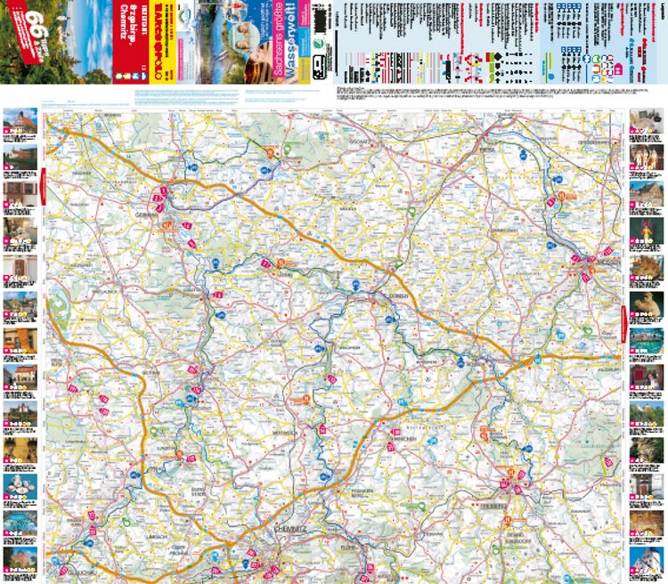 Produktbild: MARCO POLO Freizeitkarte 23 Erzgebirge, Chemnitz 1:100.000