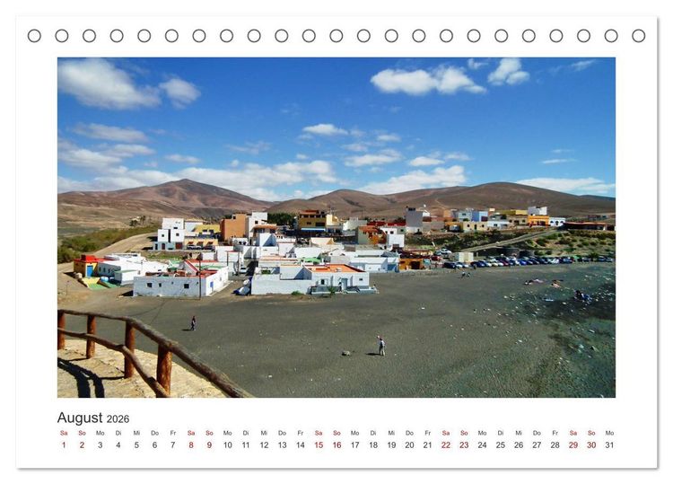 Produktbild: Fuerteventura - Bildsch&ouml;n (Tischkalender 2026 DIN A5 quer), CALVENDO Monatskalender