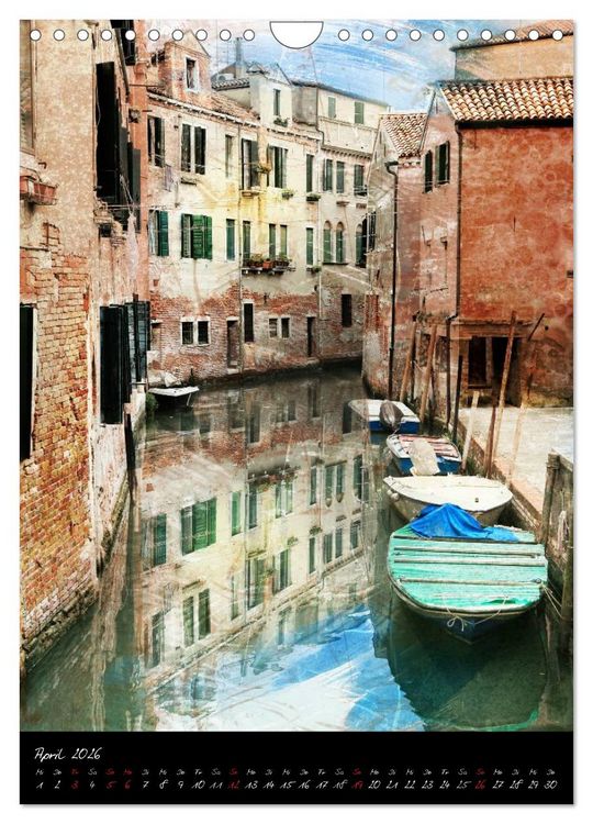 Produktbild: Venezia 2026 Stadt der Tr&auml;ume (Wandkalender 2026 DIN A4 hoch), CALVENDO Monatskalender