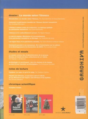 Produktbild: Gradhiva au Mus&eacute;e du quai Branly: No 18