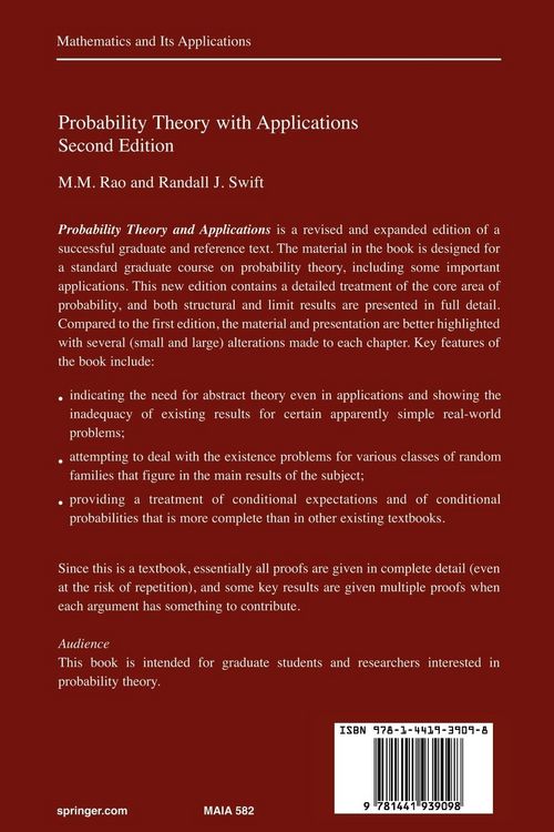 Produktbild: Probability Theory with Applications