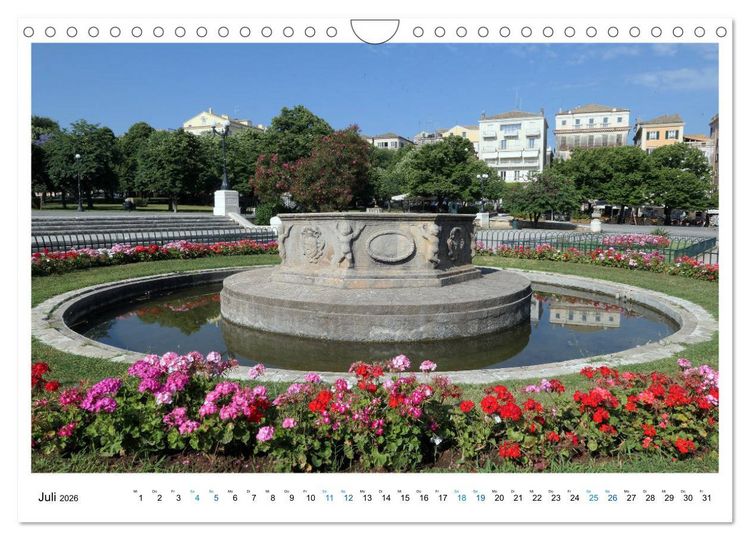 Produktbild: Korfu - Perle an der Adria. Natur, Kultur und Canal D'Amour (Wandkalender 2026 DIN A4 quer), CALVENDO Monatskalender
