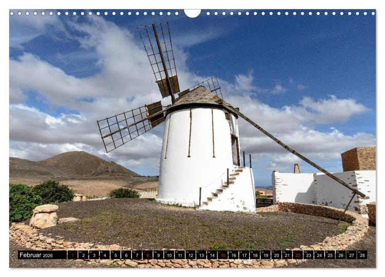 Produktbild: Fuerteventura - Hart am Wind (Wandkalender 2026 DIN A3 quer), CALVENDO Monatskalender