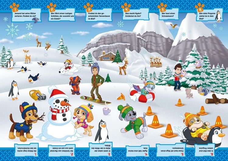 Produktbild: PAW Patrol Wimmelbuch. Mit R&auml;tselspa&szlig;