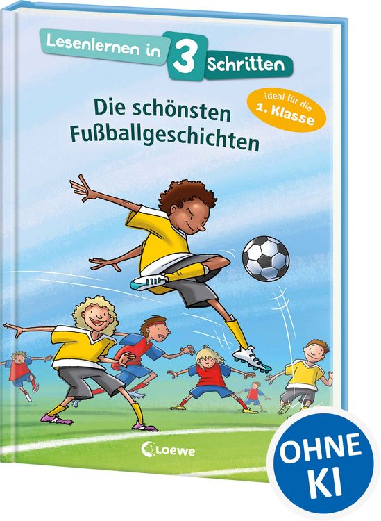Produktbild: Lesenlernen in 3 Schritten - Die sch&ouml;nsten Fu&szlig;ballgeschichten